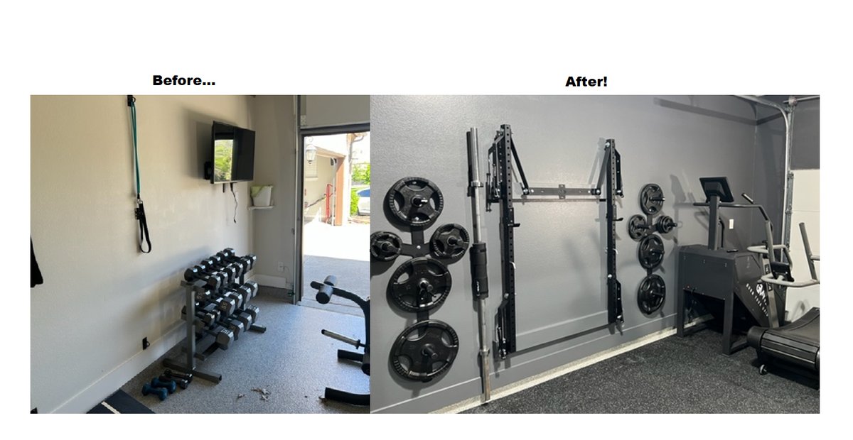 YNOT Fitness before and after gym transformation